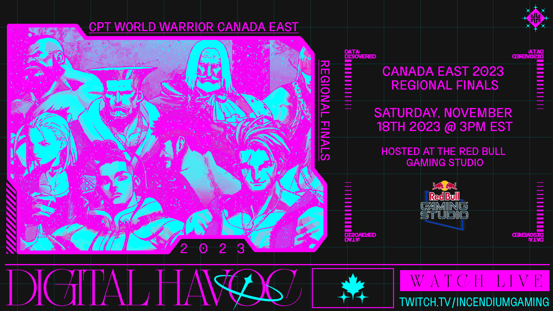 A NEW CHALLENGER APPROACHES! Capcom Pro Tour World Warrior Canada East Regional Finals is HERE!