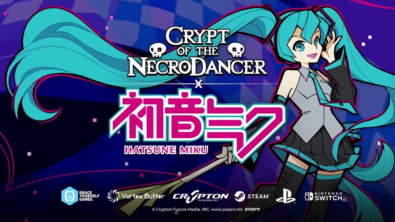 Dance into Adventure with Hatsune Miku in Crypt of the NecroDancer DLC!