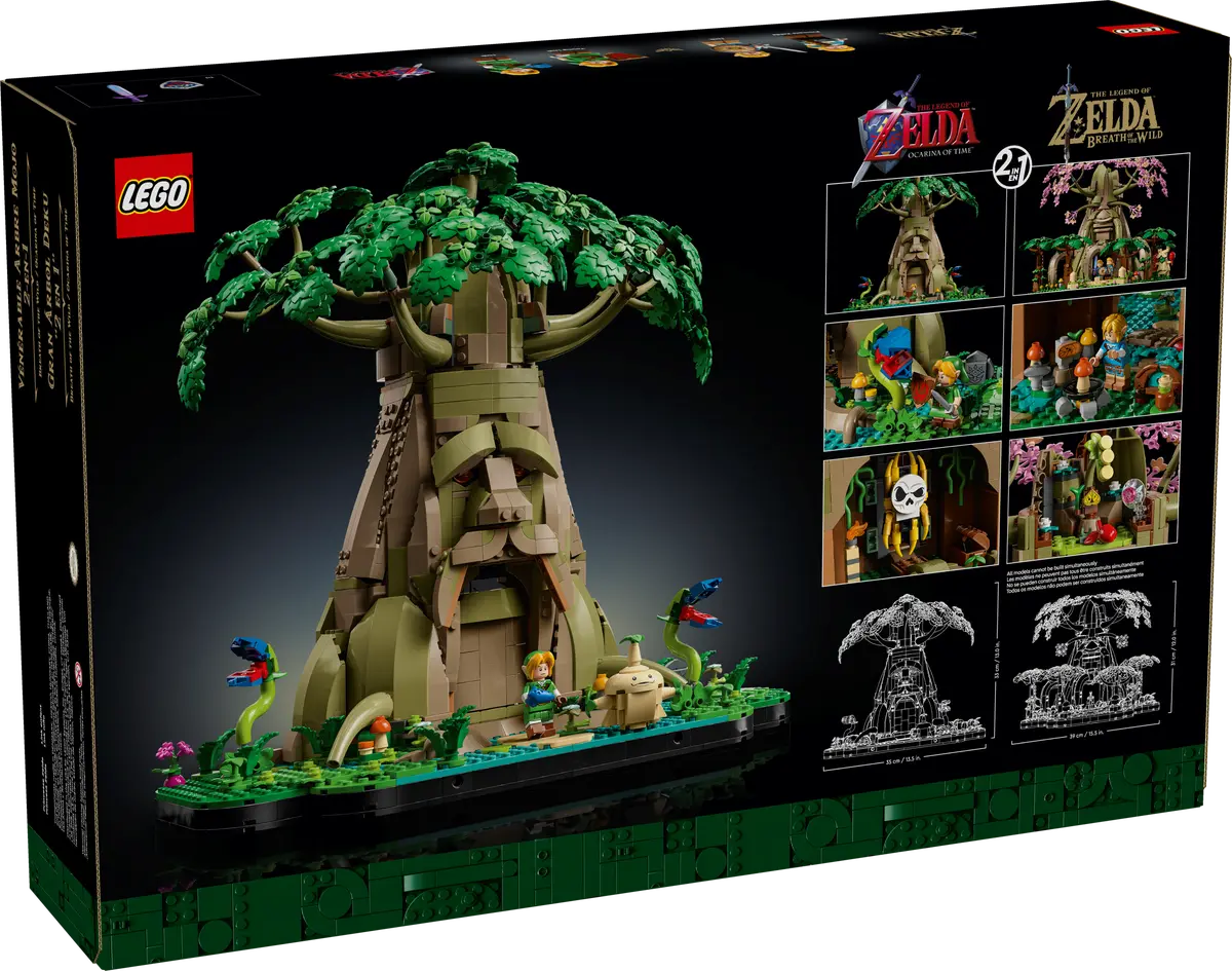 LEGO Unveils The Legend of Zelda Great Deku Tree 2-in-1 Set!