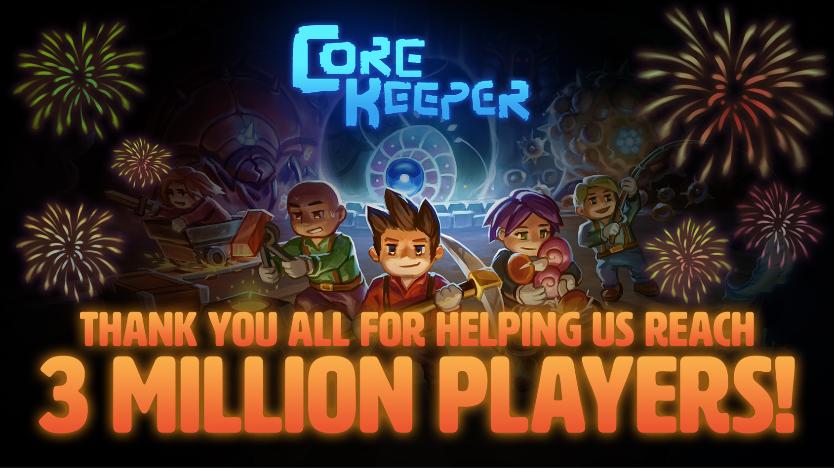 Core Keeper Celebrates a Milestone: 3 Million Explorers Join the Adventure!