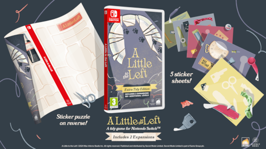 A Little to the Left: Extra Tidy Edition Arrives on Nintendo Switch with Physical Release