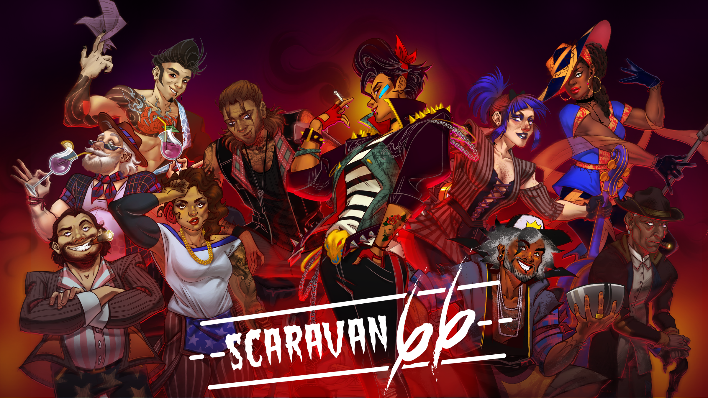 Scaravan 66: Battle Demons on Route 66 in This High-Speed Roguelike Adventure – Coming in 2025