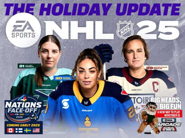 NHL 25 Season 2: PWHL Update, HUT Events, and Arcade+