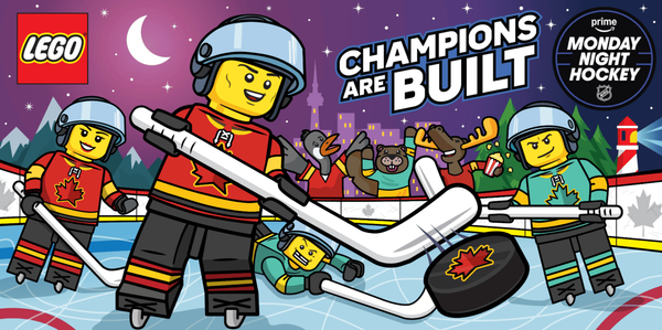 LEGO Canada & Prime Monday Night Hockey Bring “Champions Are Built” to Union Station on March 17th!